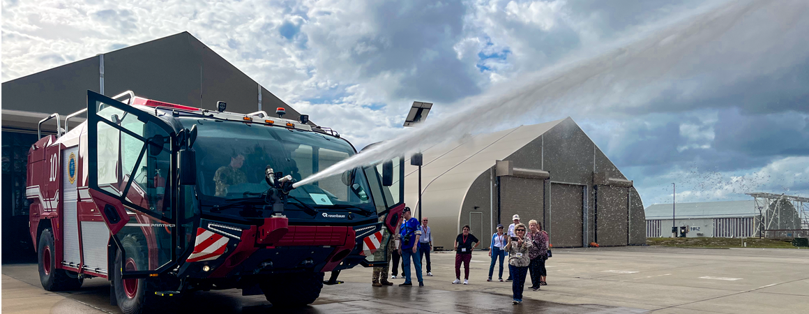 Fire Truck Display Tyndall Air Force Base